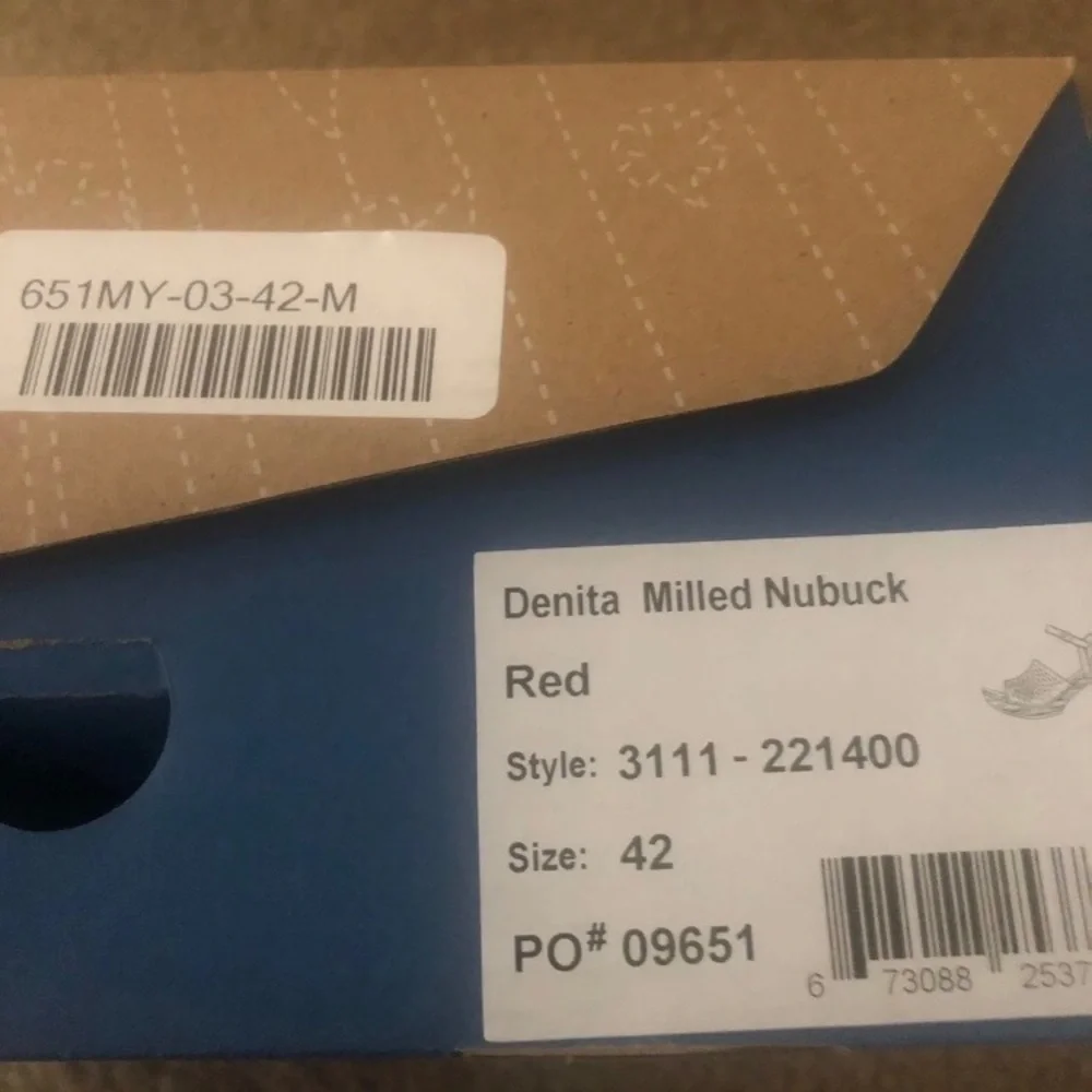NIB $150 Dansko Denita Sandals in Red Nubuck - size 12!